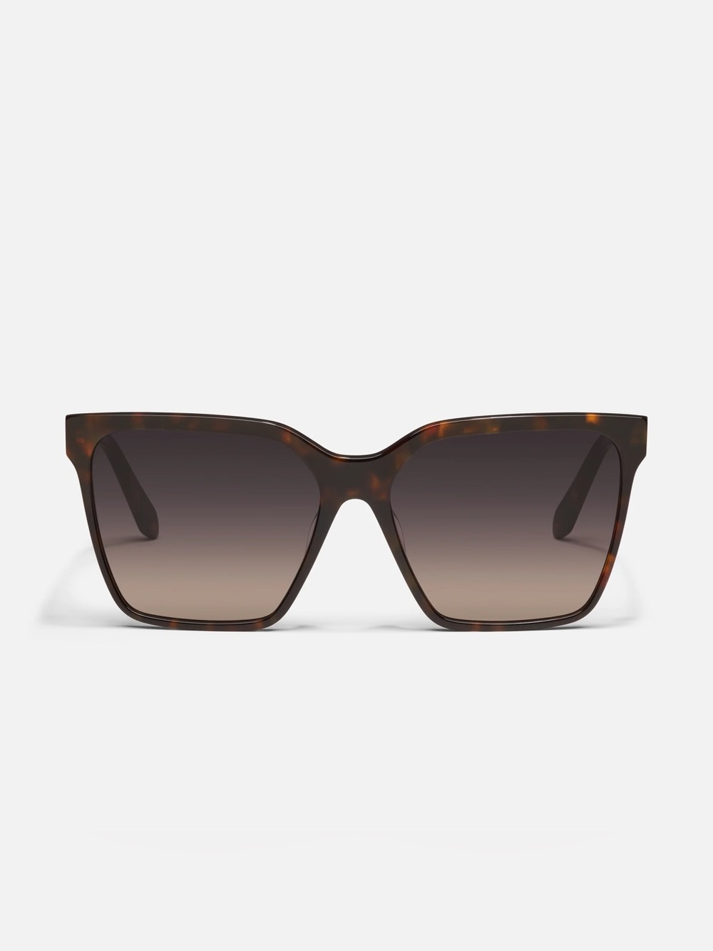 Quay Australia Level Up Remixed Neutral Tortoise Frame / Smoke Taupe Lens